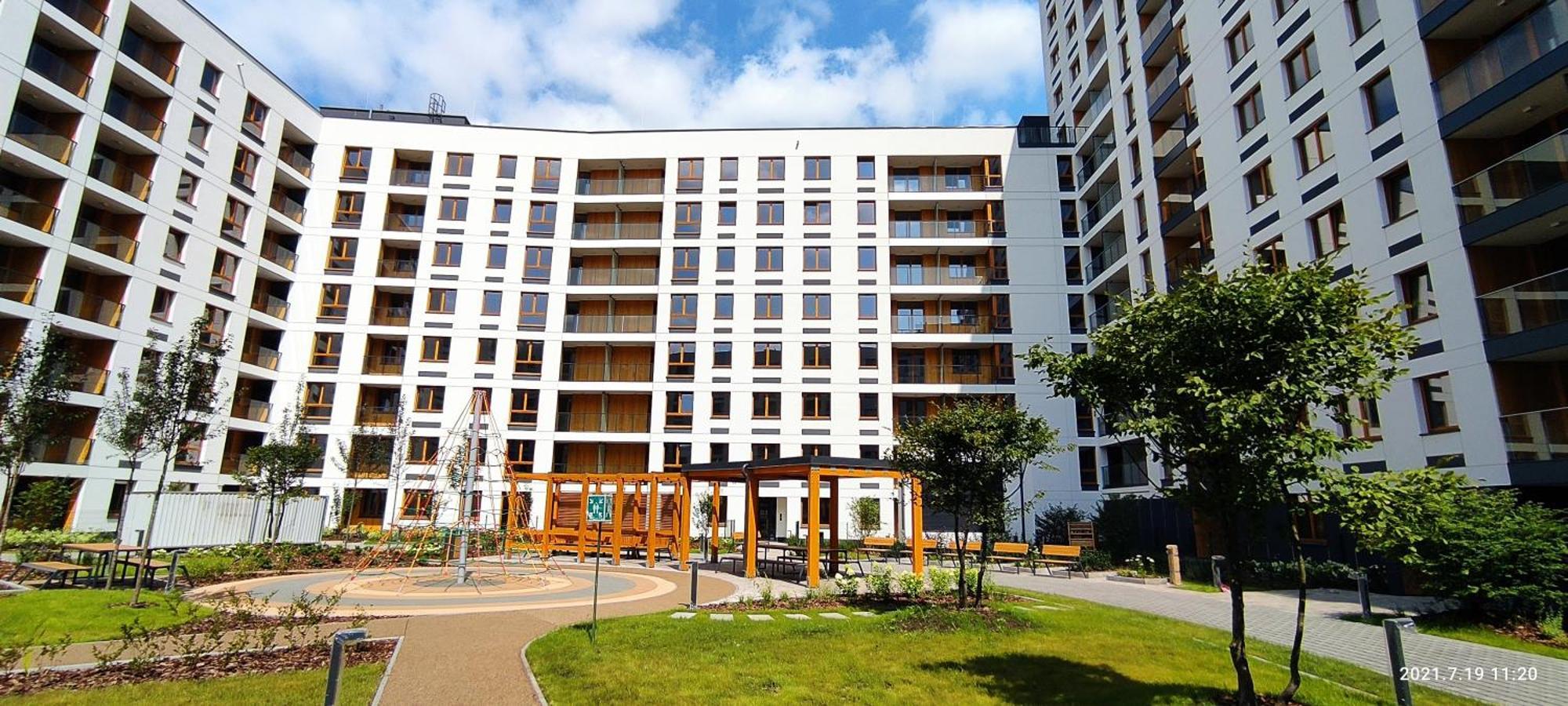 Wola Blue Modern Apartment Варшава Экстерьер фото