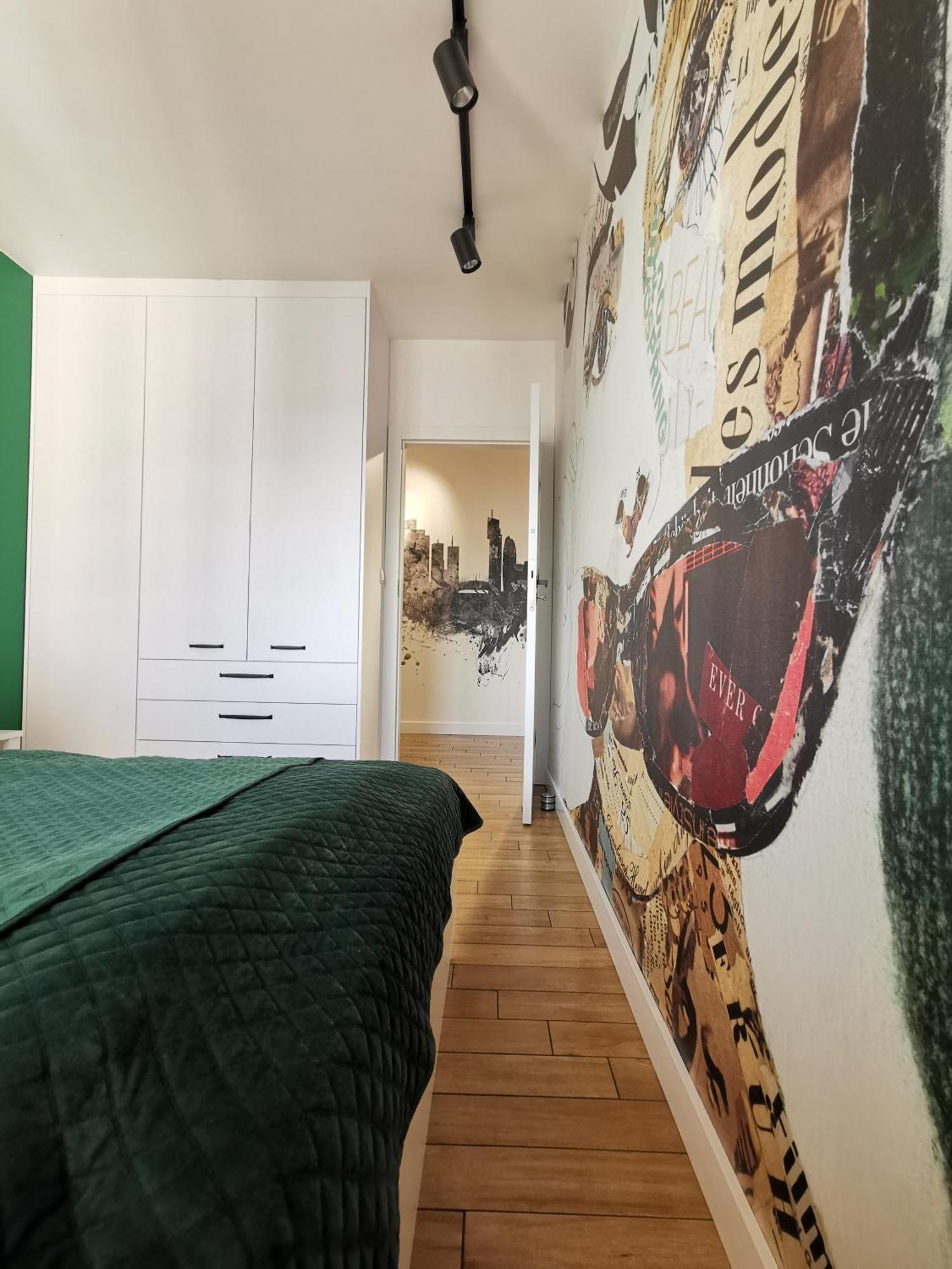 Wola Blue Modern Apartment Варшава Экстерьер фото